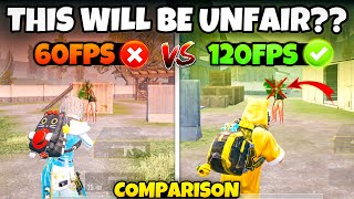 END OF LOW END DEVICE PLAYERS??😢60fps VS 120fps COMPARISON IN NEW BGMI 3.2 UPDATE.