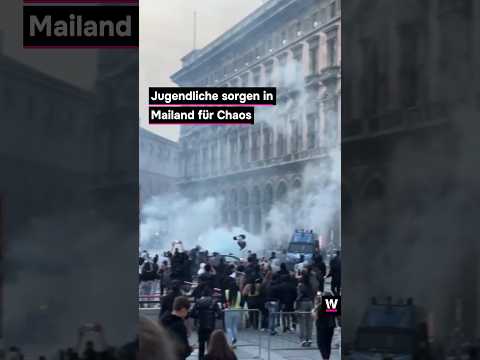 Demonstration in Mailand gegen hohe Lebenshaltungskosten ist in schwere Ausschreitungen umgeschlagen