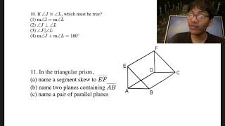 Homework | Parallel, Perpendicular, and All That | Geometry Lesson 6