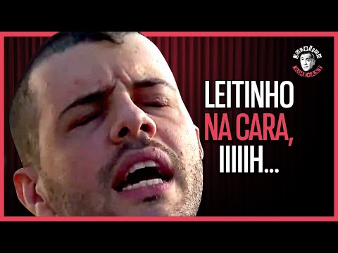 JATADA DE LEITE NA CARA DO DEFANTE