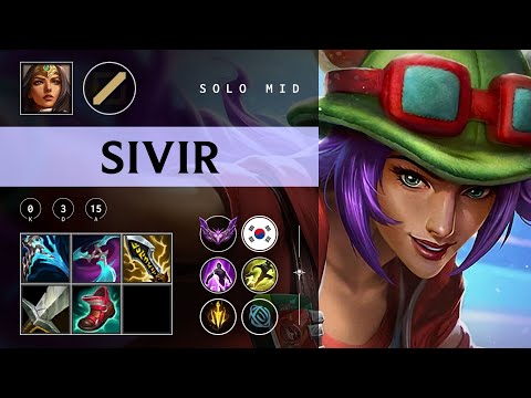 Sivir Mid vs Twisted Fate - KR Master Patch 25.24