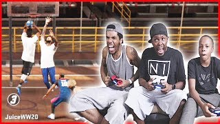 WE MAY BE BUMS! BUT WE GON' FIGHT! - NBA 2K17 MyPark Gameplay