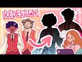 Redesigning some MAGICAL OC's!! ☆ (art + commentary)