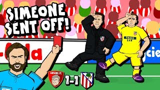 Download lagu 🔴SIMEONE SENT OFF!🔴 Bad Lip Reading (Arsenal vs Atletico Madrid 1-1) mp3