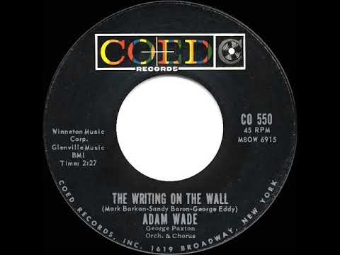 1961 HITS ARCHIVE: The Writing On The Wall - Adam Wade