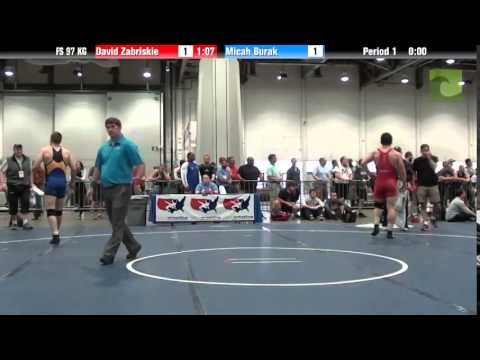 Mens FS FS 97 KG - David Zabriskie vs. Micah Burak