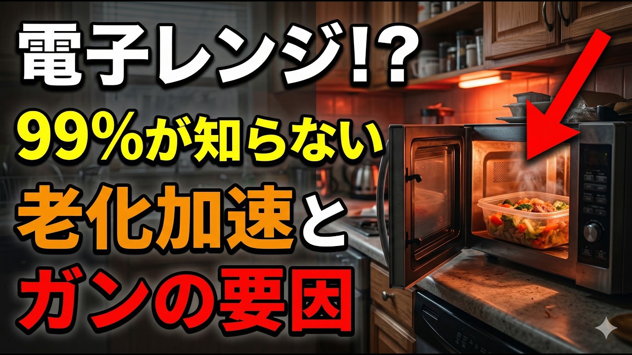 【医師が警告】電子レンジが老化とガンの原因だった…今すぐやめるべきNG習慣5つ