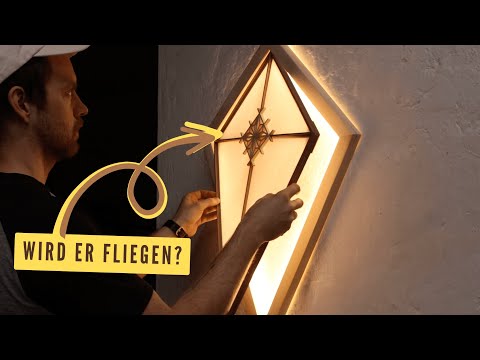 Fliegende japanische Handwerkskunst! Hobellade, Kumiko & Shojipapier - Fliegende Leuchte