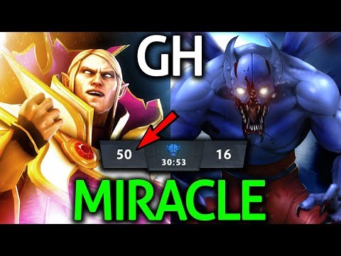 Miracle- [Night Stalker] & GH [Invoker] Dota 2 - Stack 18k MMR