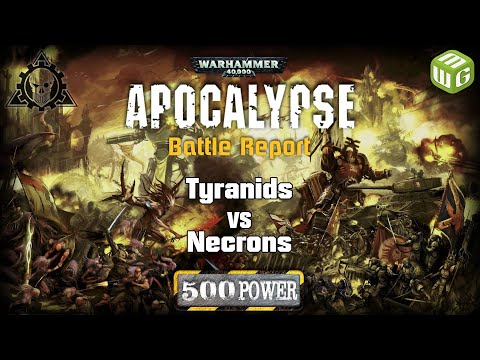 NEW Apocalypse Tyranids vs Necrons Warhammer 40k Battle Report Ep 3