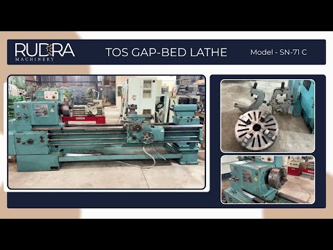 Tos Sn71C Gap Bed Lathe 2000Mm