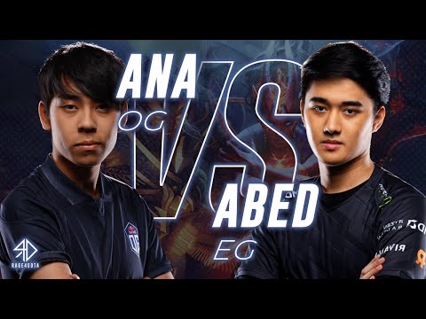 ANA Ember Spirit VS ABED Queen of Pain - INMORTAL GAMEPLAY - (DOTS AND BEATS)