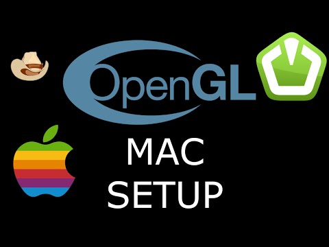 Modern OpenGL 3.0+ [SETUP] SFML and GLEW on a Mac
