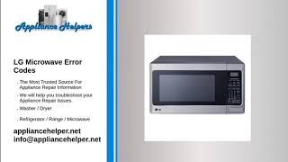 LG Microwave Error Codes