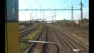 preview picture of video 'Train: Ústí nad Labem - Bílina, in driver cab. video 1'