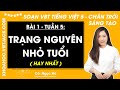 Vở bài tập Tiếng Việt Lớp 5 Bài 1: Trạng nguyên nhỏ tuổi