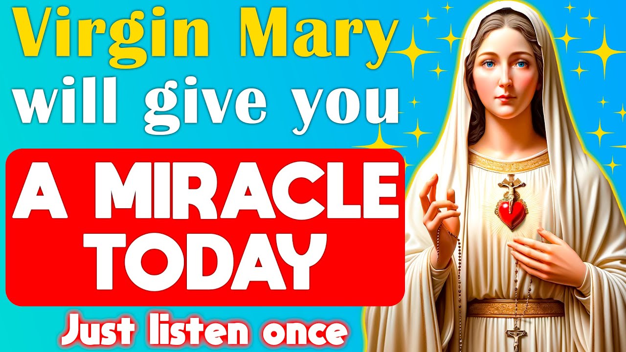 🛑✨ URGENT MIRACLE | PRAYER TO OUR LADY TO SOLVE IMPOSSIBLE PROBLEMS 🛑