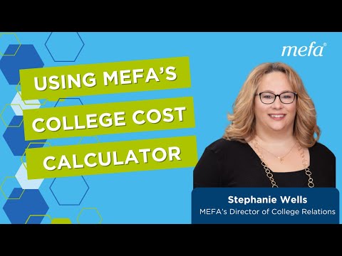 Using the College Cost Calculator