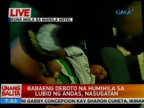 Babaeng deboto na humihila sa lubid ng andas, nasugatan