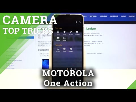 How to Discover Best Camera Options in Motorola One Action - Camera Top Tricks