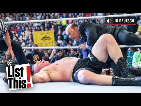 Superstars, die Brock Lesnar seit seiner Rückkehr besiegt haben - WWE List This! (DEUTSCH)