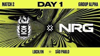 KOI vs. NRG — VCT LOCK//IN — Alpha Bracket Day 1 Map 2