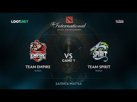 Team Empire vs Team Spirit, Game 1, The International 2017 CIS Qualifier