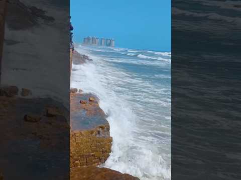 Baypar Joy Cyclone | Rough Waves at Seaview Beach Clifton
