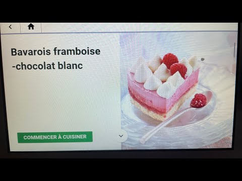 Bavarois framboise-chocolat blanc @thermofansylvieconseillere8988