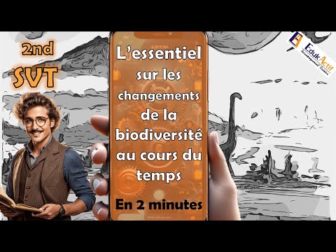 L'essentiel en 2 minutes sur les changements de la biodiversité au cours du temps#svt #biodiversity