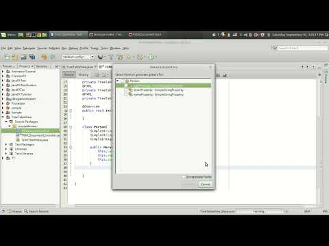 JavaFX TreeTableView Tutorial #2   Multiple Columns with Complex Data
