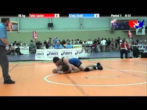 Tyler Lyster vs. Craig Scott at 2013 ASICS University Nationals - FS