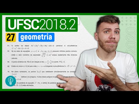 27 VESTIBULAR UFSC 2018/2 - GEOMETRIA - Se as retas de equações y x  2e 3x  my  6  0 possuem