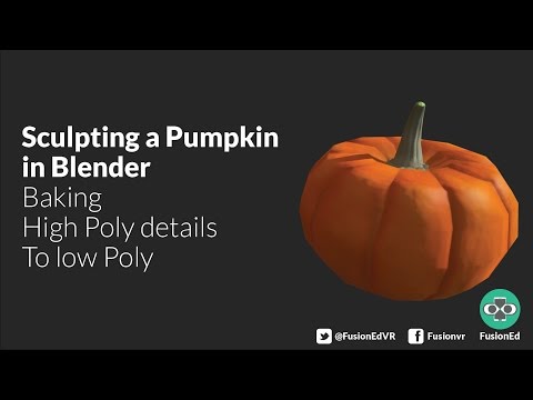 Sculpting A Pumpkin In Blender Modeling Tutorial