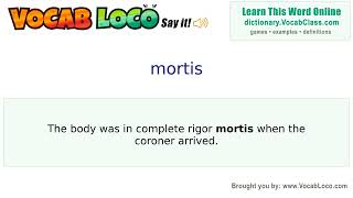 Video thumbnail for mortis