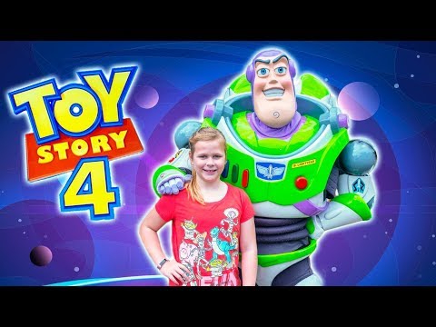 Assistant Hunts for Woody and Jessie at Toy Storyland with Buzz Lightyear Video