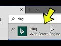 How to remove Bing Search Engine on Microsoft Edge How to remove Bing Search Engine on Microsoft Edge