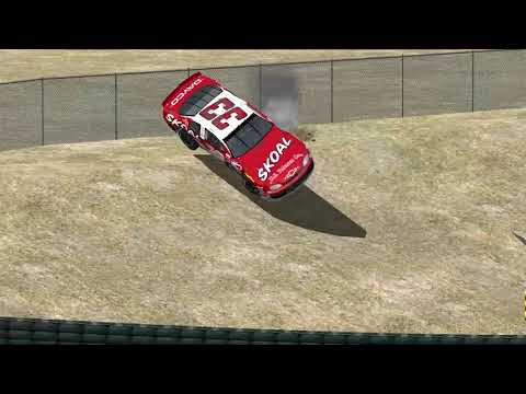 Ken Schrader Flip Sears Point 1999 NR2003 Reenactment