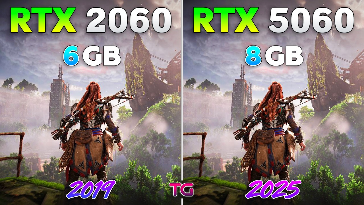 RTX 2060 vs RTX 5060 - 6 Years Difference