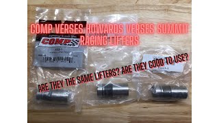 Comp Cams vs Howards vs Summit Racing Lifters. Are They The Same