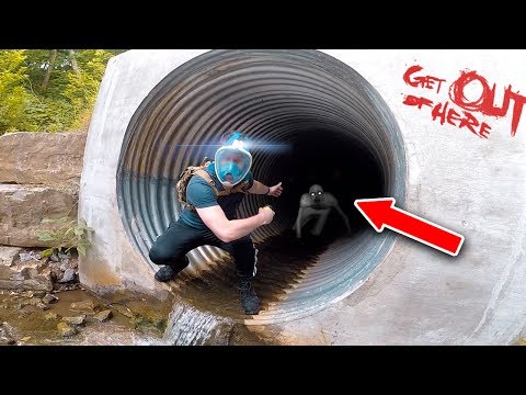EXPLORING THE HAUNTED TUNNEL 😱 (THE RAKE)