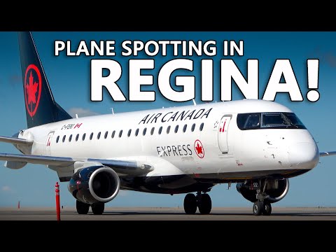 Avião avistado no AEROPORTO INTERNACIONAL REGINA (YQR)! Aviação na capital de Saskatchewan