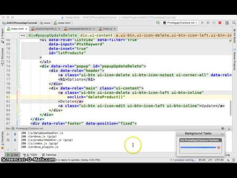 Deleting A Row From Web Sql Sqlite Using Javascript Table Tutorial