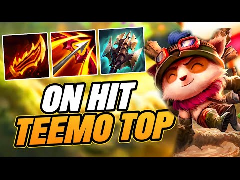 On Hit SplitPush Teemo Build Top Makes Macro Wins Easy!