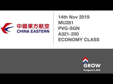 Experience China Eastern Airlines PVG-SGN MU281 A321-200 Economy class