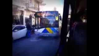 preview picture of video 'ΕΘΕΛ - γραμμή 421 (1) / ATHENS City busses - bus line 421 (1)'