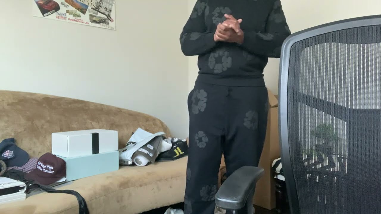 Denim Tears Monochrome hoodie and sweatpants review