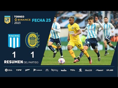 #TorneoBinance 2023 | Fecha 25 | resumen de Racing - Rosario Central