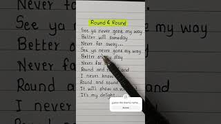 Round and Round song (lyrics) #lyrics #song #trending #viral #youtubeshorts #kdrama #kdramasongs