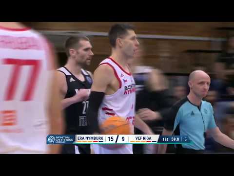 ERA Basketball Nymburk vs  VEF Riga -  Game Highlights
